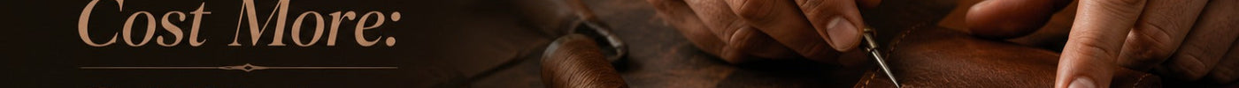 Why Handmade Leather Products Cost More