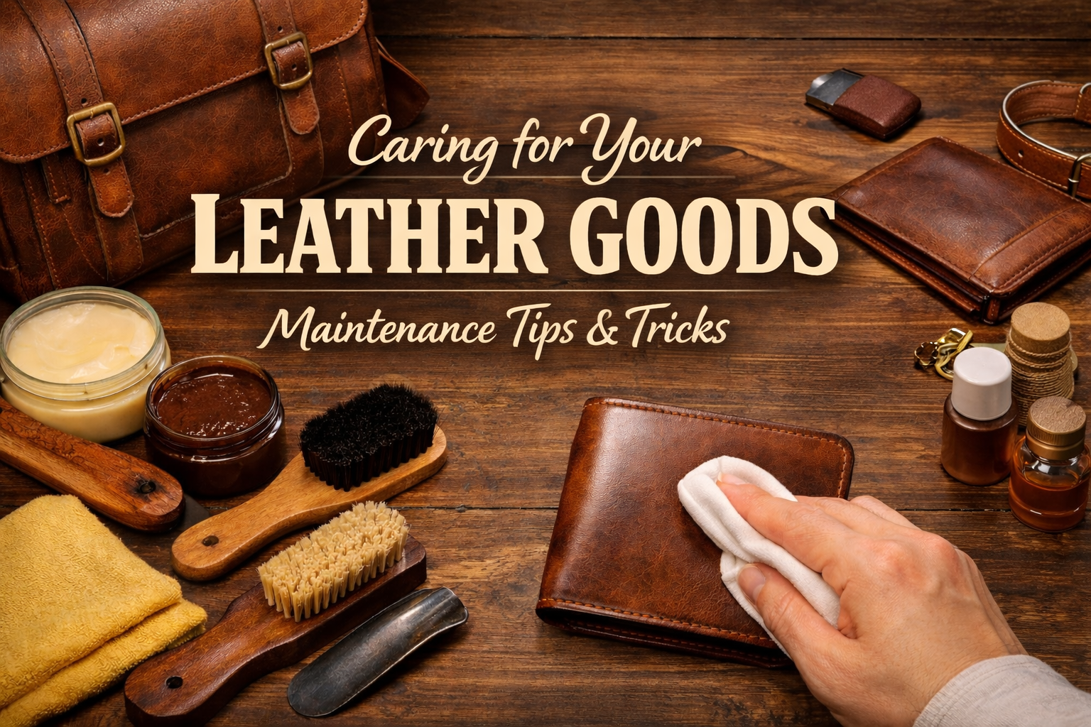 Caring for Your Leather Goods: Maintenance Tips &  Tricks