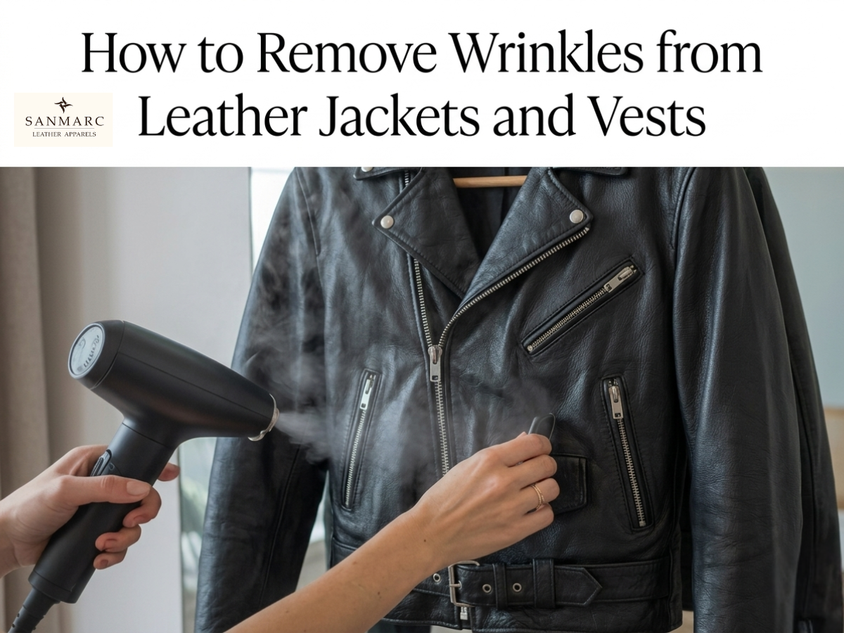 How to Remove Wrinkles from Leather Jackets and Vests