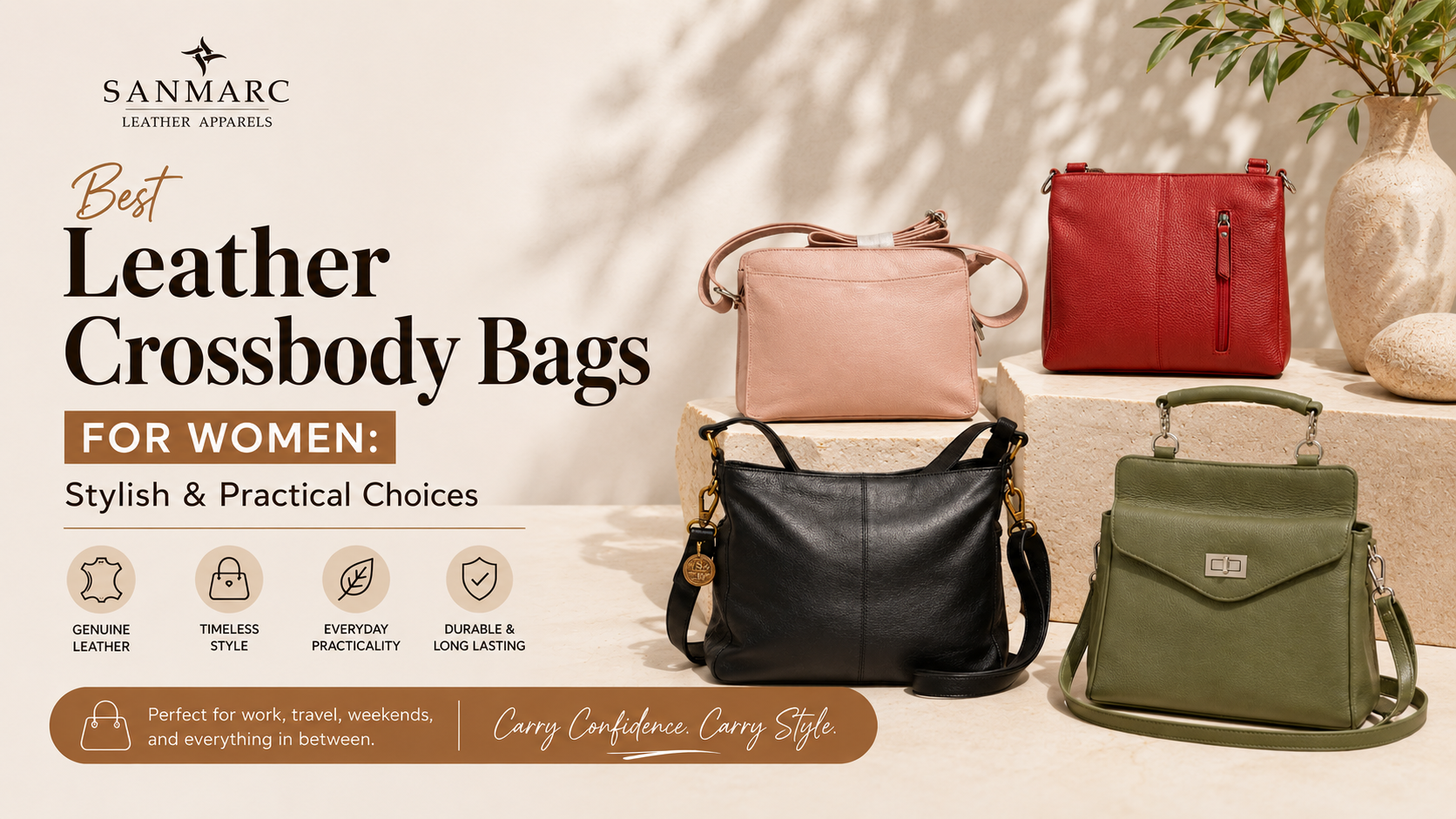 Best Leather Crossbody Bags for Women: Stylish & Practical Choices 