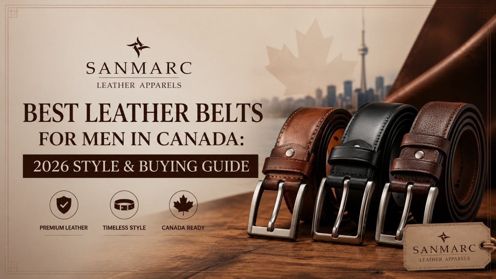 Best Leather Belts for Men in Canada: 2026 Style & Buying Guide 
