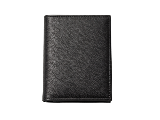Rfid Black Leather Wallet (S-224)