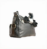 Black Leather Sling Bag (SN-22A)