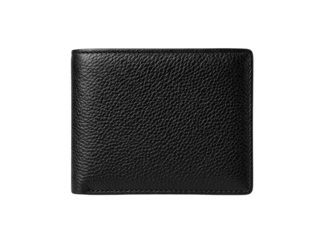 Black Rfid Leather Wallet 