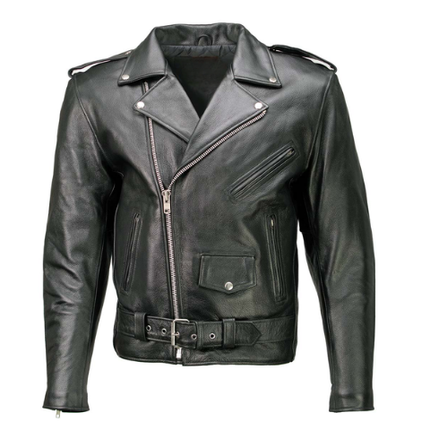 Men’s Plain Biker Jacket 