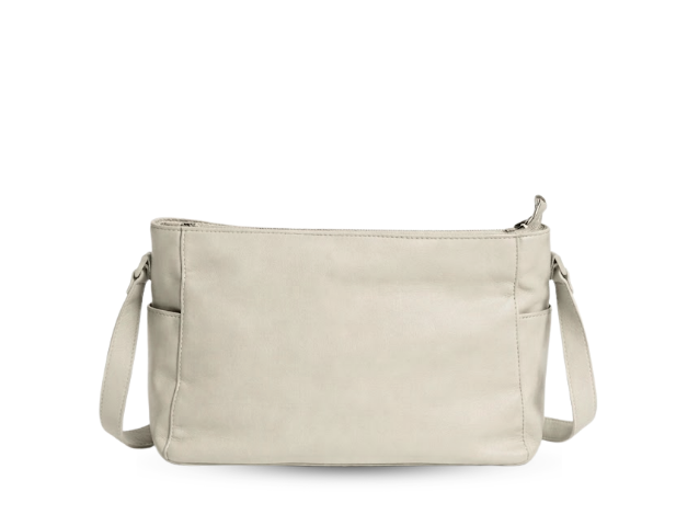 Beige Handbag for Women by SanLeathers 