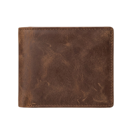Rfid Brown Hunter Leather Wallet