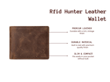Rfid Brown Hunter Leather Wallet