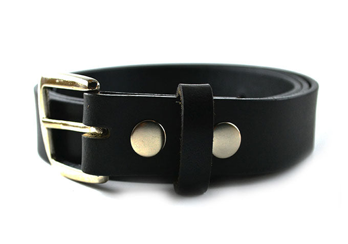 Black Narrow Belt for Men | Stylish & Slim Leather Belt – Sanleathers