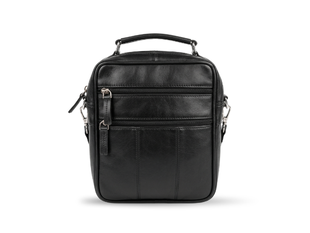 Black Crossbody Bag for Men