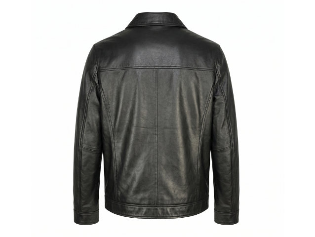 Men's Classic Black Leather Jacket