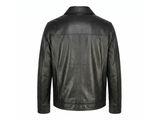 Men's Classic Black Leather Jacket