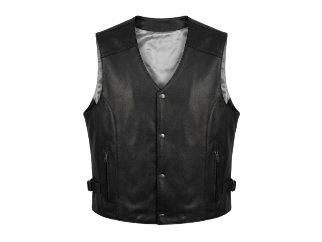 Black Purple Wing Vest (S-2366)
