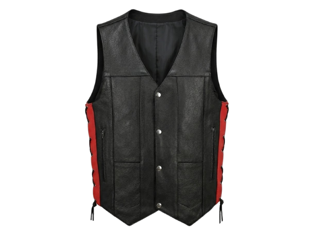 Black/ Red Vest (S- 64)