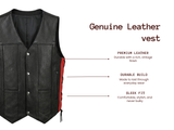 Black/ Red Vest (S- 64)