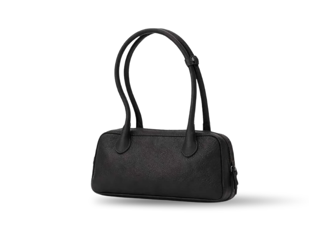 Leather shoulder bag