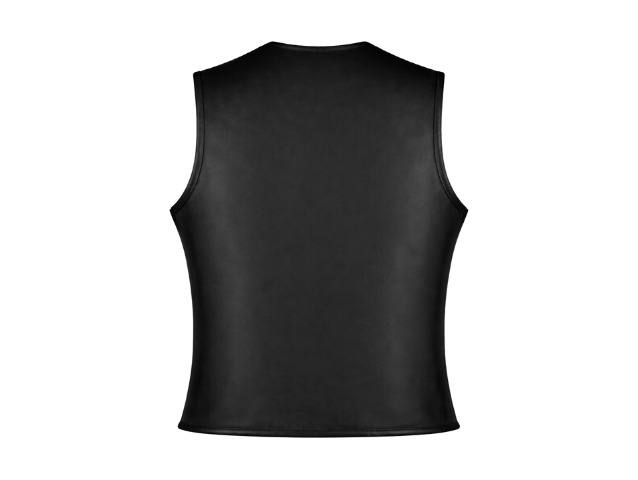 Black With Purple Stripe Vest (S- 2377)