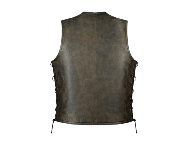 Distress Biker Vest (S- 1899)