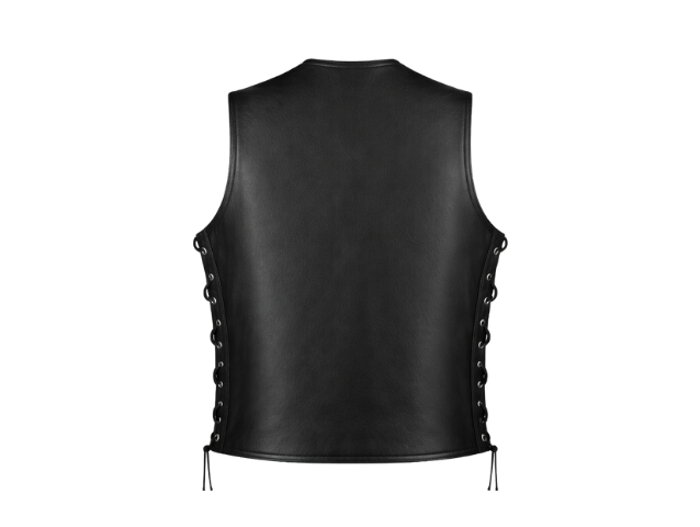 Plain Vest With Tassel Black (S- 1896)