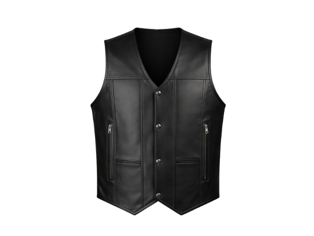 Plain Vest Black (S- 1884)