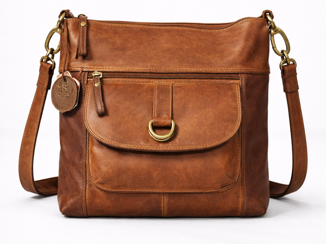 Leather Crossbody Bag – Classic, Durable & Everyday Use-199012