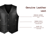 Plain Vest Black (S- 1884)