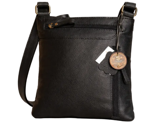 Black Sling Bag for Men & Women (7186)
