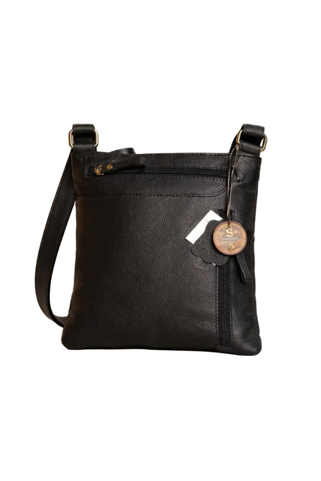 Black Sling Bag for Men & Women (7186)