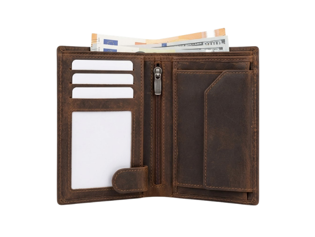 Rfid Hunter Brown Wallet