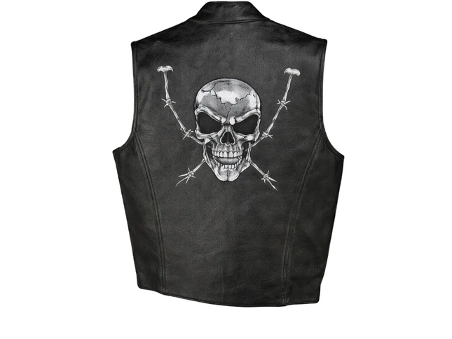 Skull Black Vest (S- 2300)
