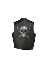 Skull Black Vest (S- 2300)