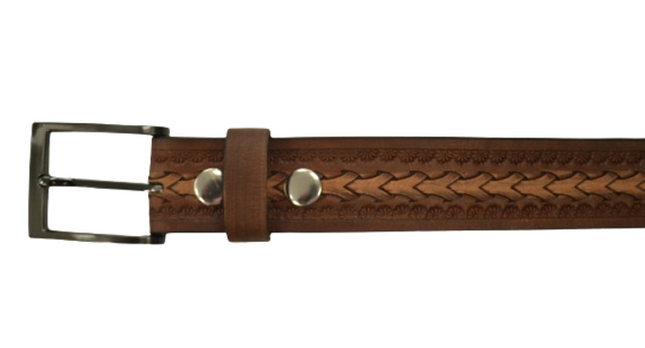 Brown Leather Belt (S-770)