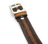 Tan/Brown Designer Belt (S-760)