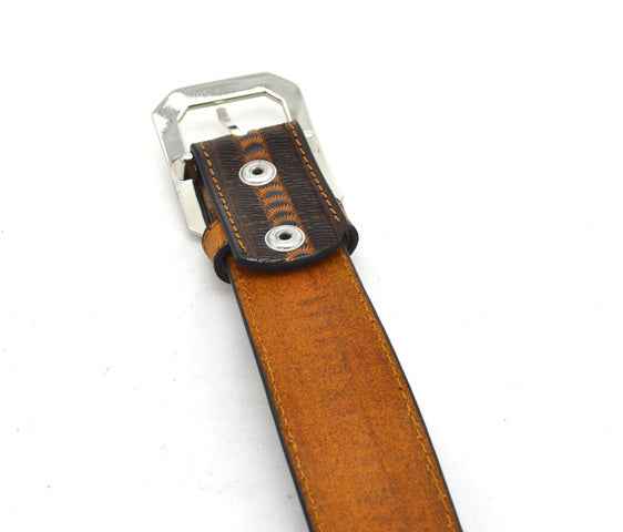Tan/Brown Designer Belt (S-760)