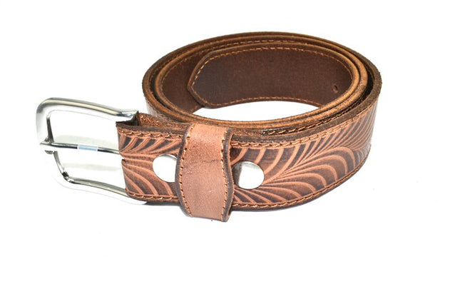 Tan Western Style Belt (S-720)