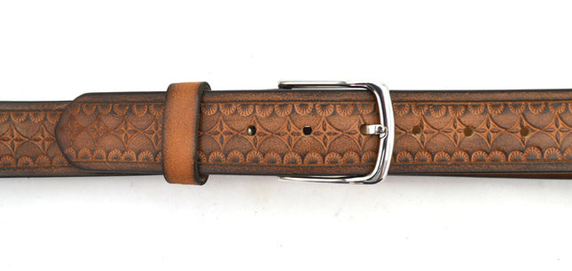Brown Designer Belt (S-710)