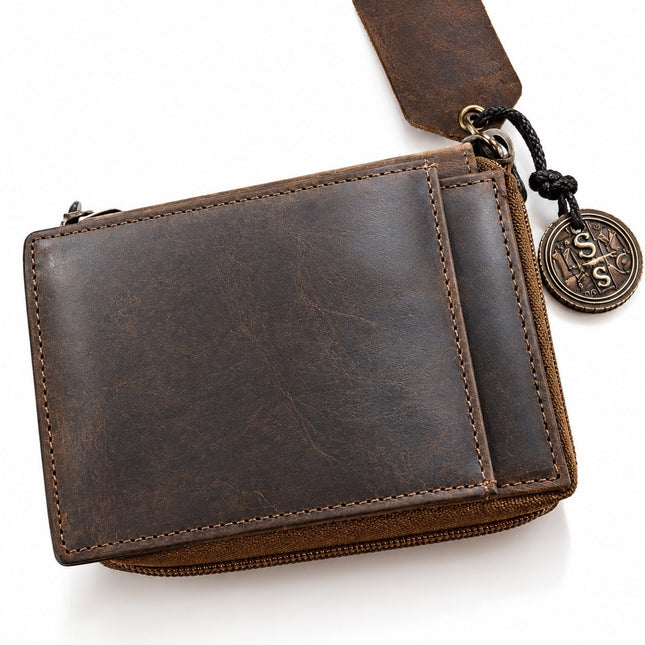 Distressed Brown Hunter Leather