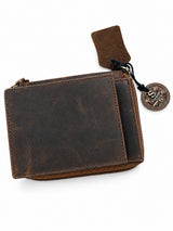 Distressed Brown Hunter Leather