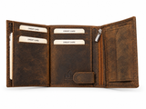 Men's Motorcycle Embossed Leather Wallet