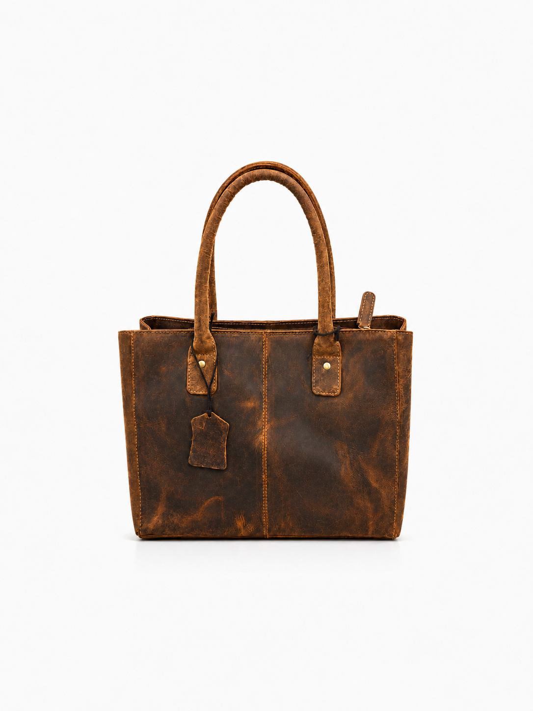 Hunter Leather Handbags  Rustic Brown Leather Tote Bag for Women