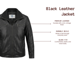 Men’s Black Leather Jacket 