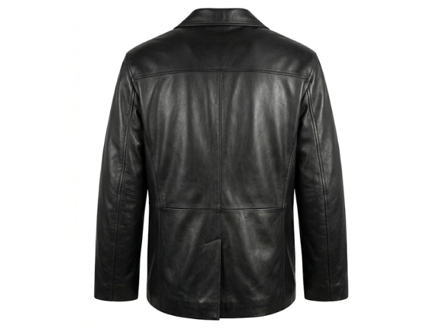 Men’s Blazer Style Leather Jacket 