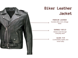 Men’s Plain Biker Jacket 