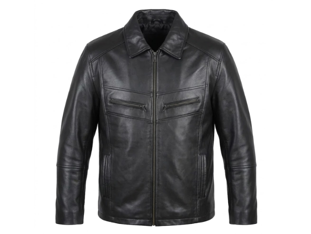 Men’s Black Leather Jacket