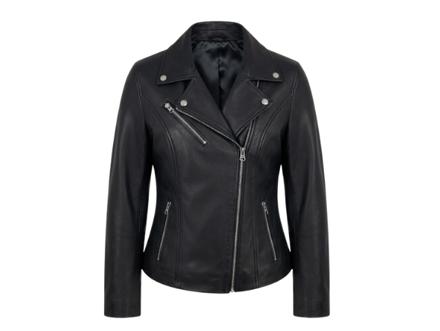Black Women Leather Jacket 
