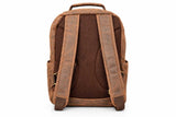 Vintage Brown Leather Backpack