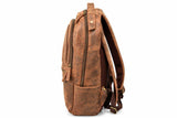Vintage Brown Leather Backpack