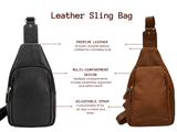 Sling Crossbody Shoulder Bag for Men