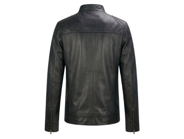 Men’s Premium Black Slim Fit Leather Jacket