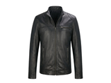 Men’s Premium Black Slim Fit Leather Jacket